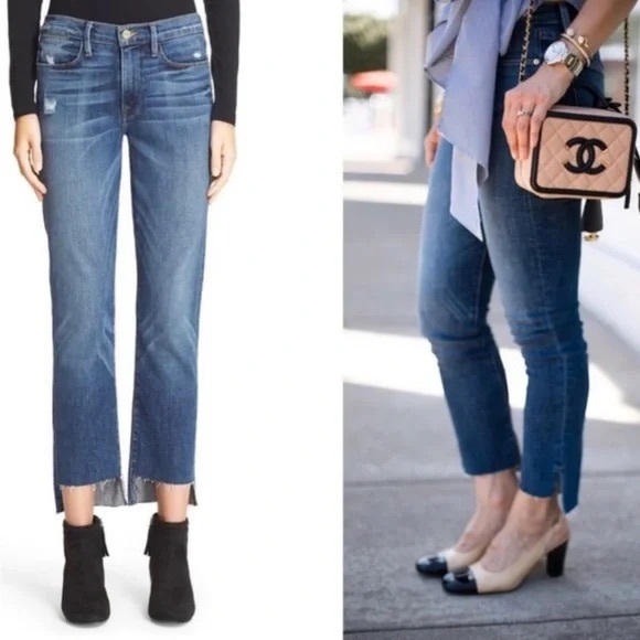 Frame Denim High Rise Blue Jeans - Picture 1 of 1